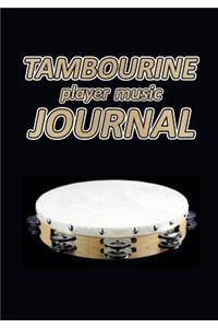 Tambourine Player Music Journal