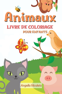 Animaux Livre de coloriage pour enfants