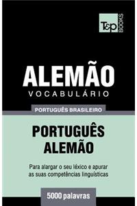 Vocabulário Português Brasileiro-Alemão - 5000 palavras