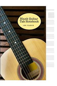 Blank Guitar Tab Notebook