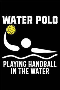 Water Polo Playing Handball in the Water