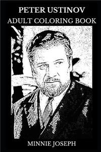 Peter Ustinov Adult Coloring Book