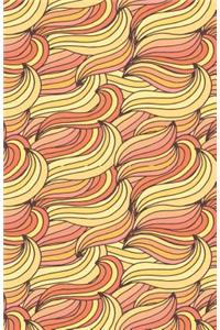 Bullet Journal Abstract Waves Oranges