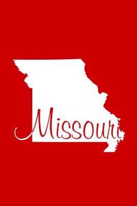 Missouri - Red Lined Notebook with Margins