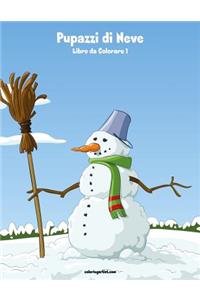 Pupazzi di Neve Libro da Colorare 1