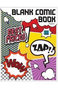 Blank Comic Book Paper