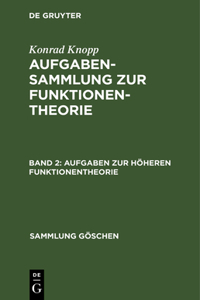 Aufgaben Zur Höheren Funktionentheorie