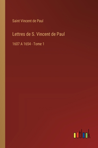 Lettres de S. Vincent de Paul