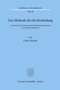 Zur Methode Der Rechtsfindung