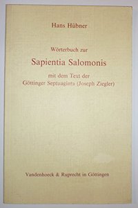 Worterbuch Zur Sapientia Salomonis