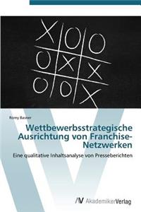 Wettbewerbsstrategische Ausrichtung von Franchise-Netzwerken