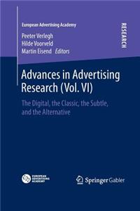 Advances in Advertising Research (Vol. VI)