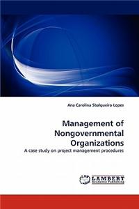 Management of Nongovernmental Organizations