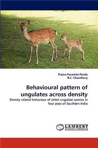Behavioural Pattern of Ungulates Across Density