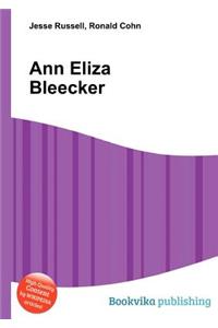 Ann Eliza Bleecker