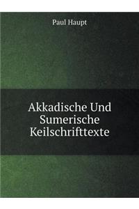 Akkadische Und Sumerische Keilschrifttexte