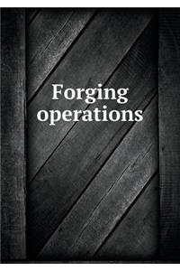 Forging Operations