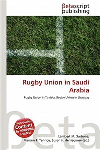 Rugby Union in Saudi Arabia
