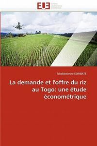 La Demande Et l''offre Du Riz Au Togo