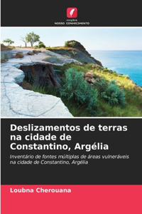 Deslizamentos de terras na cidade de Constantino, Argélia