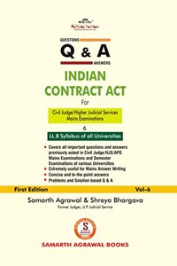 Questions and Answers: Indian Contract Act- Volume 6