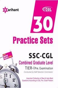 30 Practice Sets Ssc Combined Graduate Level Tier-1 Pre. Examination