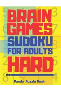 Brain Games Sudoku Books For Adults Hard