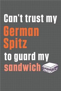 Can't trust my German Spitz to guard my sandwich