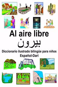Español-Darí Al aire libre Diccionario ilustrado bilingüe para niños