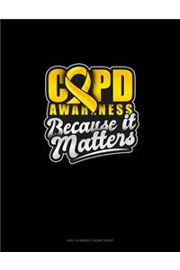 COPD Awareness Because It Matters: Daily & Weekly Chore Chart