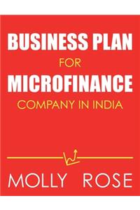 Business Plan For Microfinance Company In India