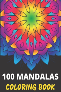 100 Easy Mandalas Coloring Book