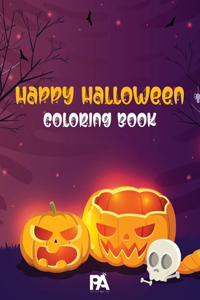 Happy Halloween Coloring Book