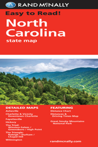 Rand McNally North Carolina State Map