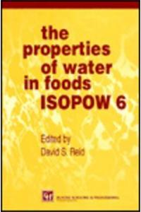 Properties of Water in Foods Isopow 6