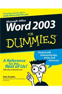 Word 2003 for Dummies