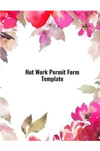 Hot Work Permit Form Template