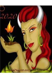 2020 Generous Beautiful Taurus 2019-2020 18 Month Academic Year Planner