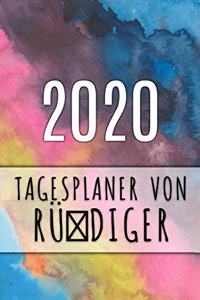 2020 Tagesplaner von Rüdiger