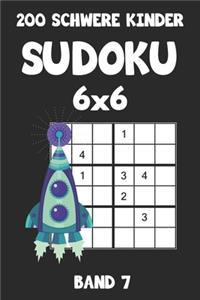 200 Schwere Kinder Sudoku 6x6 Band 7