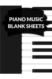Piano Music Blank Sheets