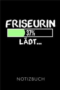 Friseurin Lädt... Notizbuch