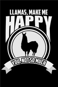 Llamas, Make Me Happy You, Not So Much