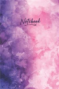 Watercolor Lined Notebook