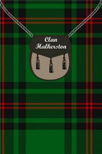 Clan Halkerston Tartan Journal/Notebook