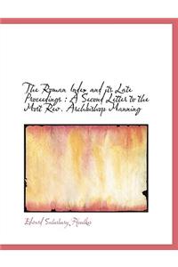 The Roman Index and Its Late Proceedings