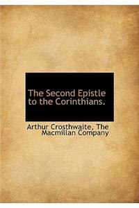 The Second Epistle to the Corinthians.
