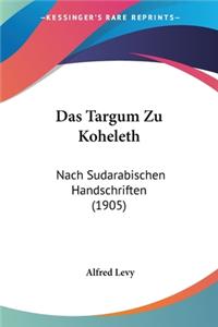 Targum Zu Koheleth