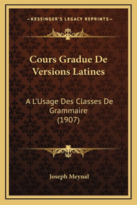 Cours Gradue De Versions Latines