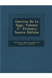 Oeuvres de Le Sage, Volume 3